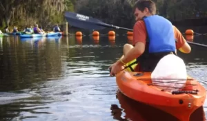 kayaking with blue springs manatees